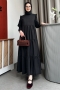 Bondia Siyah Elbise   
